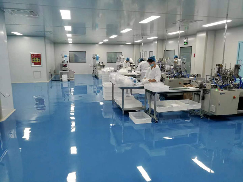 醫(yī)護防護用品生產(chǎn)現(xiàn)場
